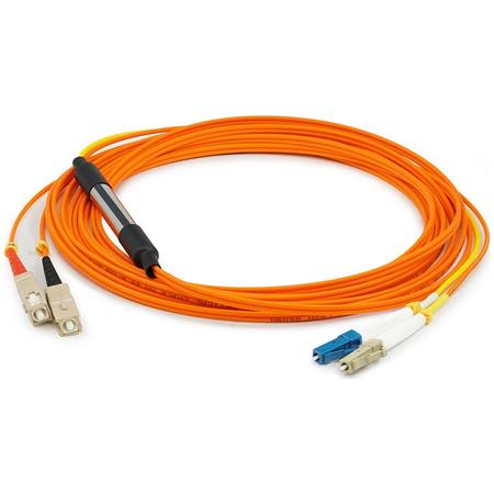 ADD-ON This Is A 10M Lc (Male) To Sc (Male) Orange Duplex Riser-Rated Fiber ADD-MODE-LCSC6-10